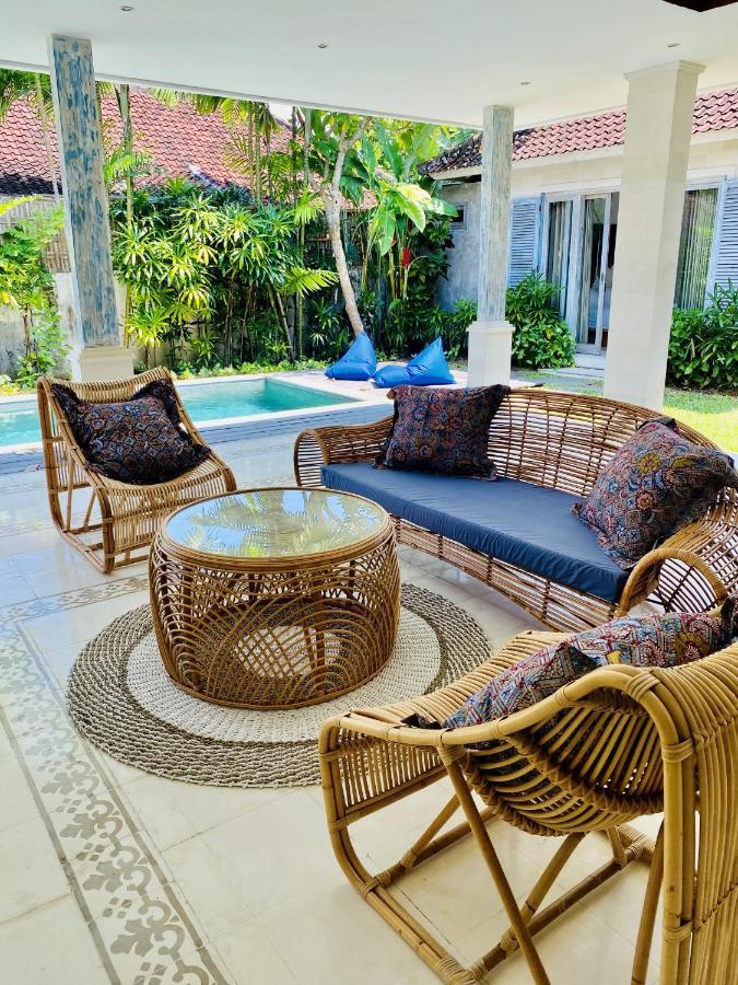 Villa Biru - 500M Batubelig Beach 坎古 外观 照片
